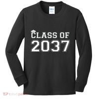 Class Of 2037 Pre K Grow With Me Graduation Kids Long Sleeve Shirt thumb 0