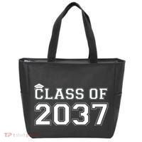 Class Of 2037 Pre K Grow With Me Graduation Tote Bag thumb 0