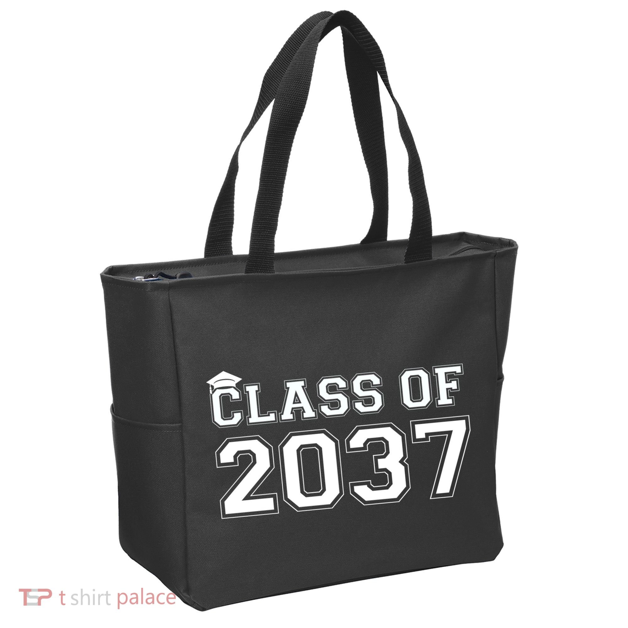 Class Of 2037 Pre K Grow With Me Graduation Tote Bag