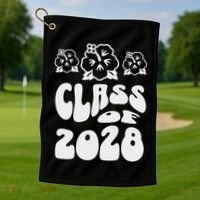 Class Of 2028 Kindergarten Golf Towel thumb 1