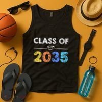 Class Of 2035 Future Graduate Tank Top thumb 4