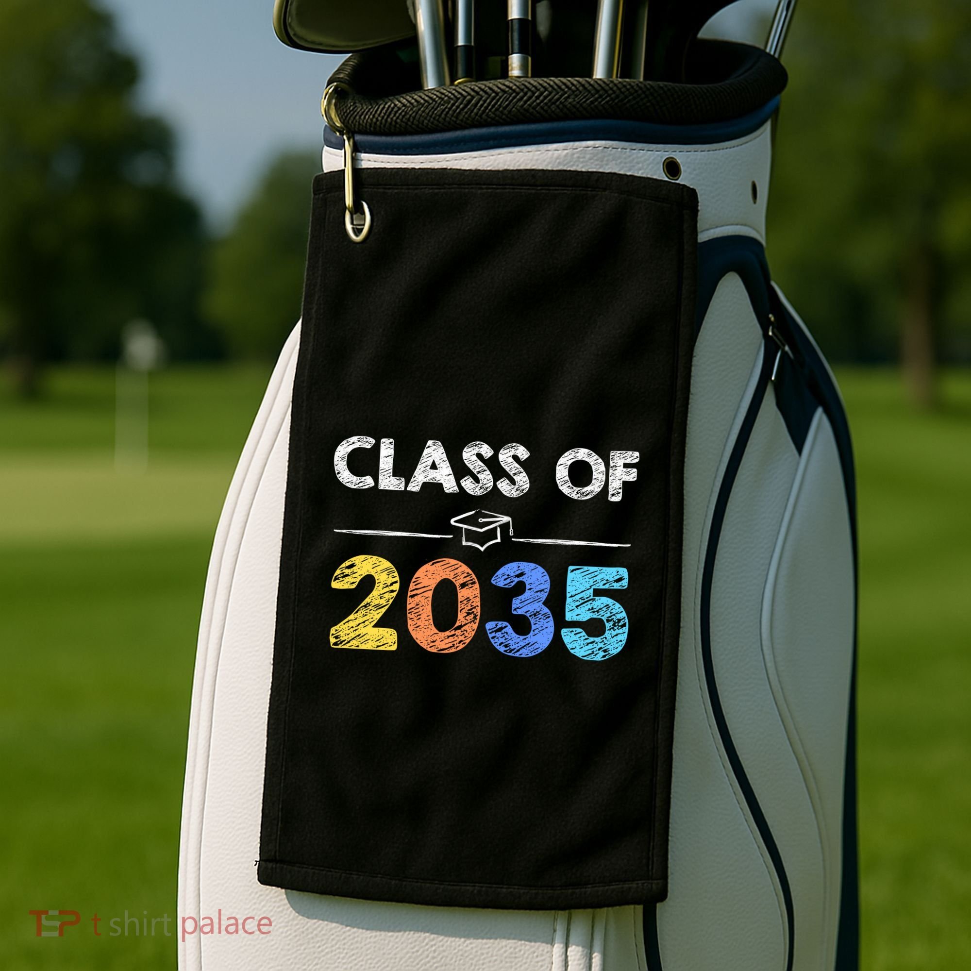 Class Of 2035 Future Graduate Golf Towel