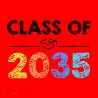 Class Of 2035 Future Graduate Santa Hat thumb 1