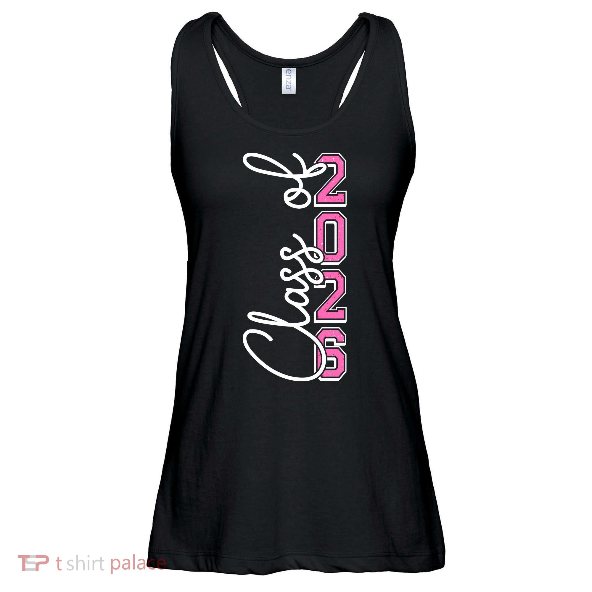 Class Of 2026 Twenty 26 Senior Ladies Essential Flowy Tank