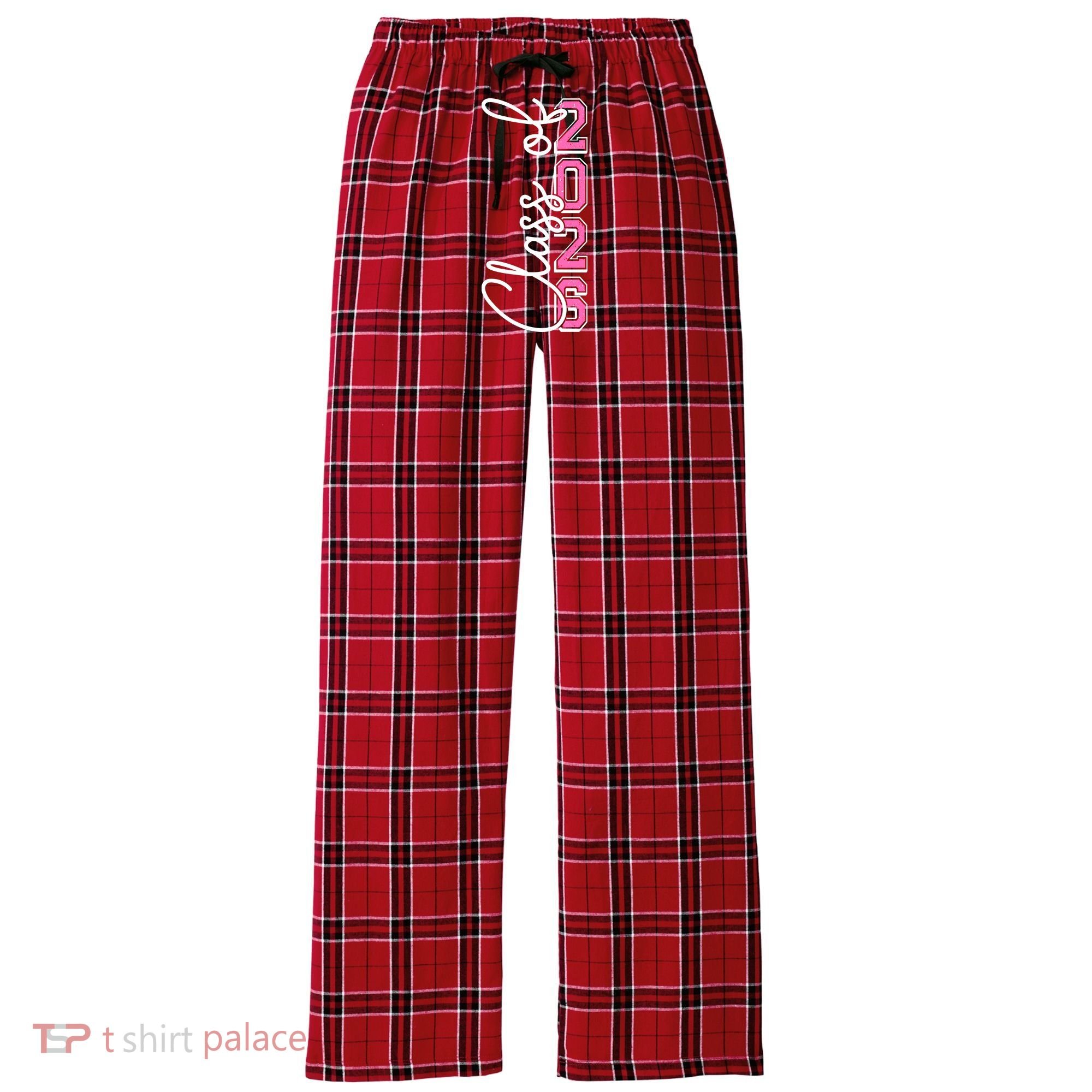 Class Of 2026 Twenty 26 Senior Women's Flannel Plaid Pajama Pants