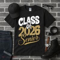 Class Of 2026 Senior Tall T-Shirt thumb 3