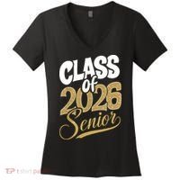 Class Of 2026 Senior Women's V-Neck T-Shirt thumb 0