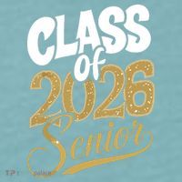Class Of 2026 Senior Sueded Cloud Jersey T-Shirt thumb 2