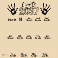 Class Of 2037 Grow With Me Prek To 12th Grade Tote Bag thumb 4