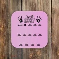 Class Of 2037 Grow With Me Prek To 12th Grade Coaster thumb 0