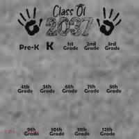 Class Of 2037 Grow With Me Prek To 12th Grade Toddler Hoodie thumb 2