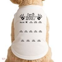 Class Of 2037 Grow With Me Prek To 12th Grade Doggie Tank thumb 0
