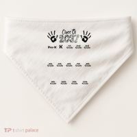 Class Of 2037 Grow With Me Prek To 12th Grade USA-Made Doggie Bandana thumb 0