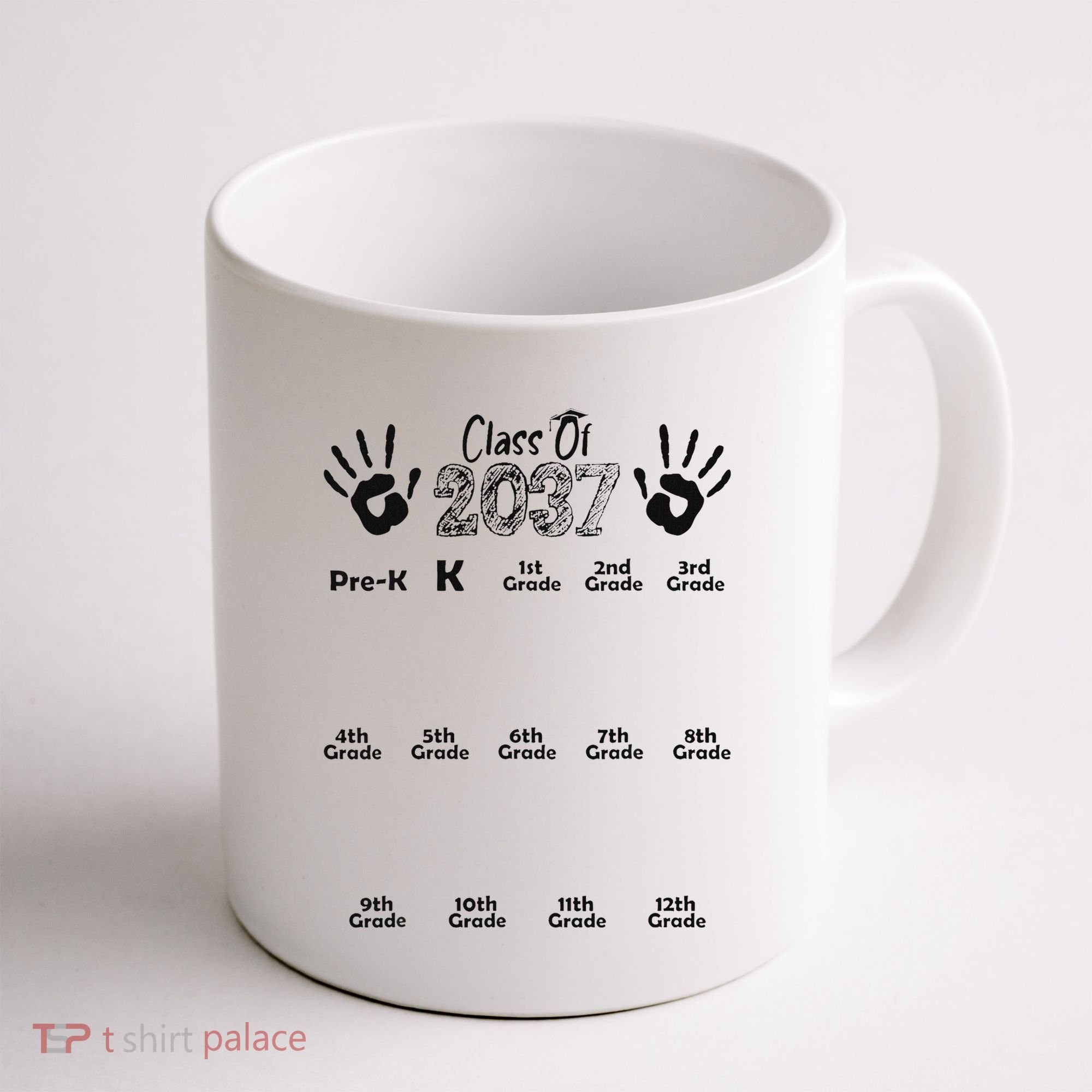 Class Of 2037 Grow With Me Prek To 12th Grade Coffee Mug
