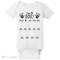 Class Of 2037 Grow With Me Prek To 12th Grade Baby Bodysuit thumb 0