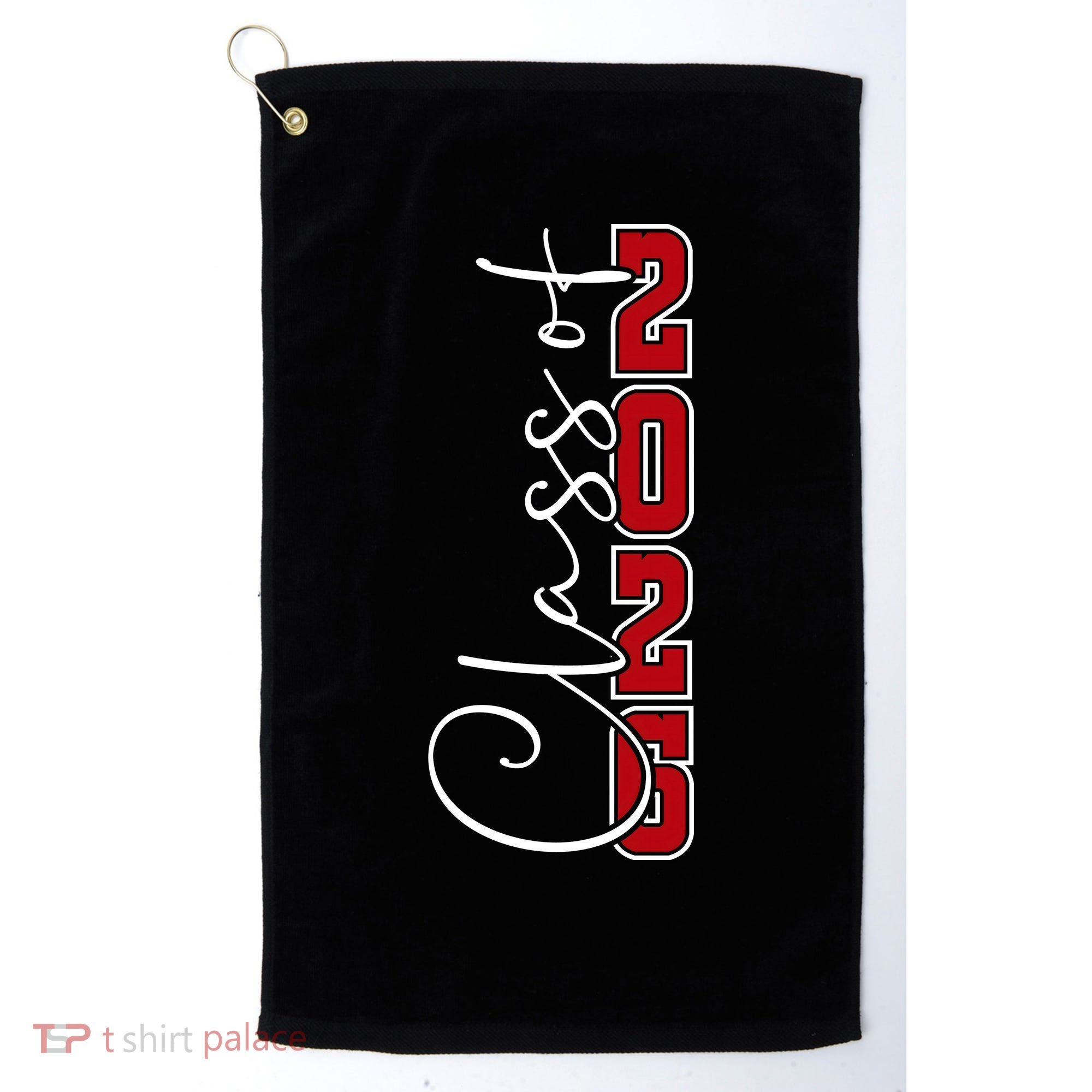 Class Of 2026 Senior 26 Graduation Gift Merch Golf Towel