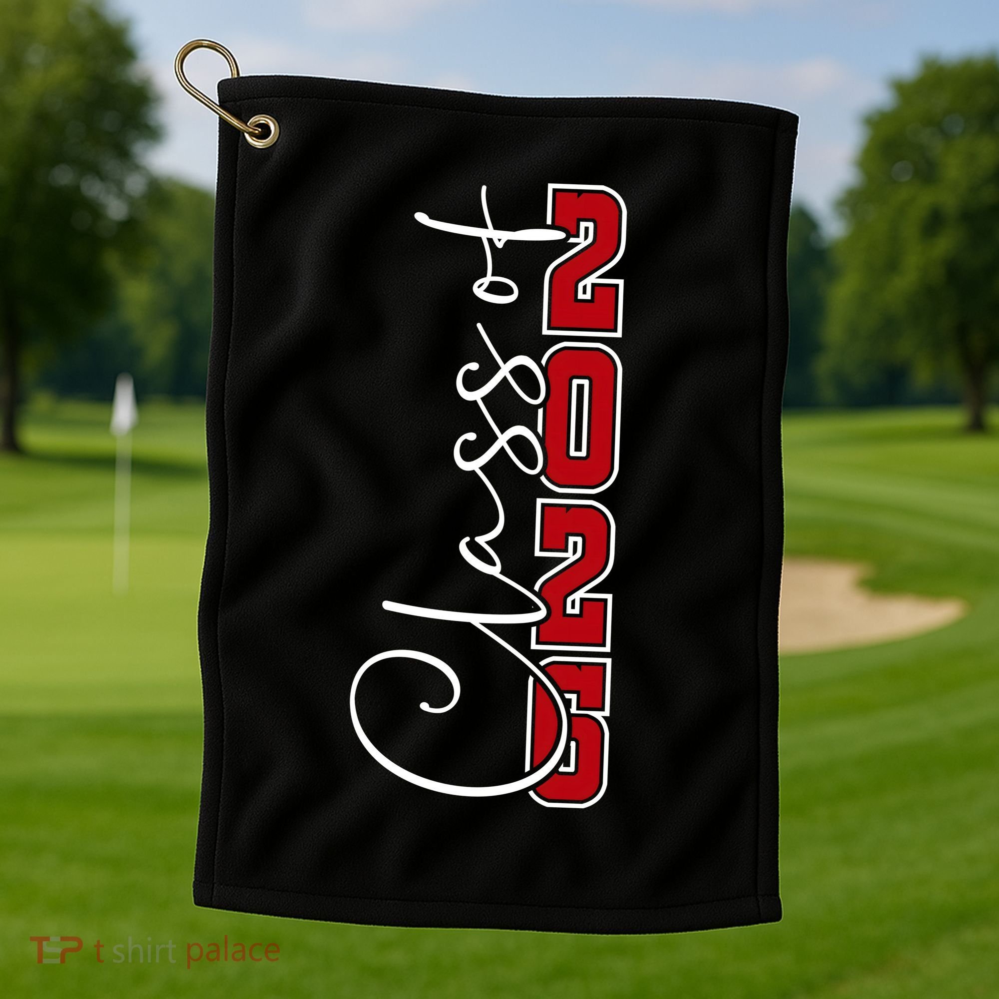 Class Of 2026 Senior 26 Graduation Gift Merch Golf Towel