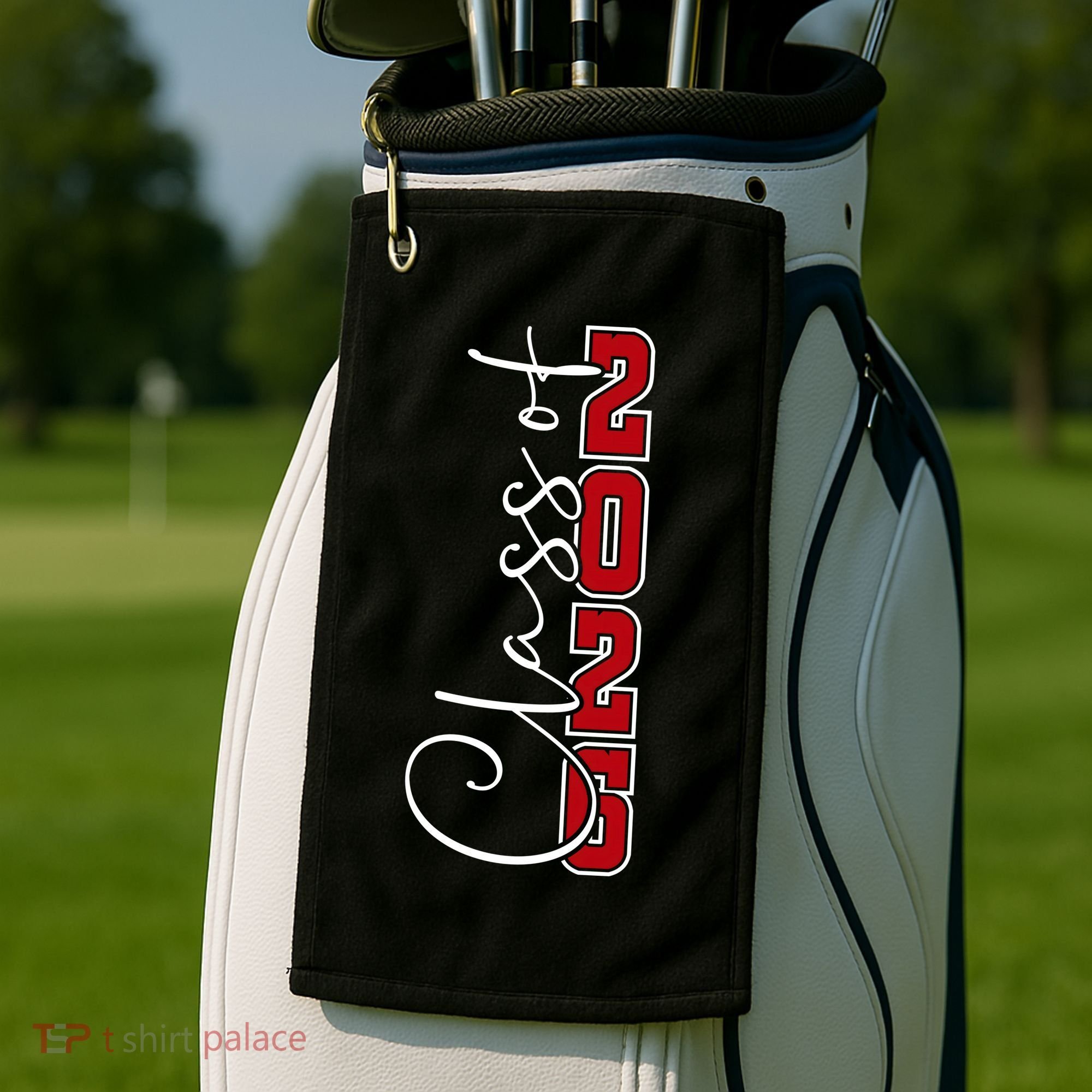 Class Of 2026 Senior 26 Graduation Gift Merch Golf Towel