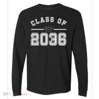 Class Of 2036 Graduation Comfort Colors Heavyweight Long Sleeve T-Shirt thumb 0