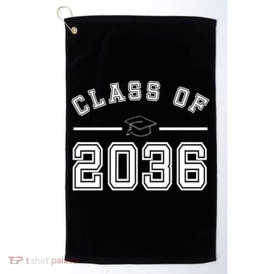 Class Of 2036 Graduation Golf Towel
