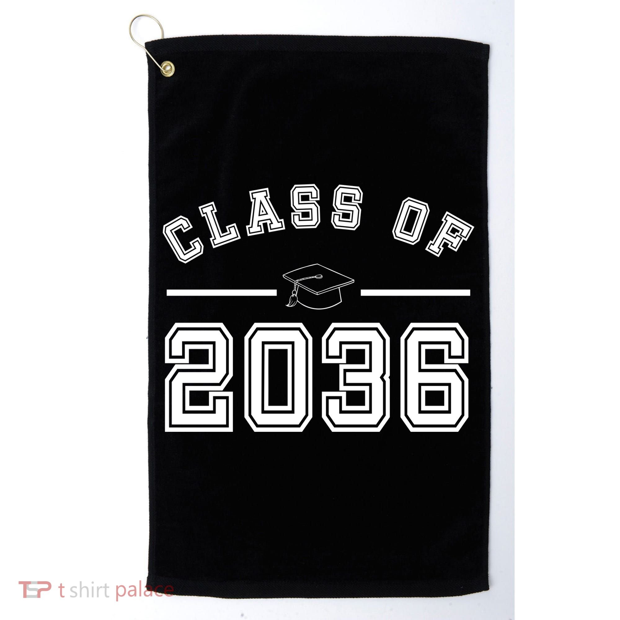 Class Of 2036 Graduation Golf Towel