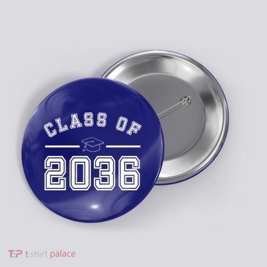 Class Of 2036 Graduation Button
