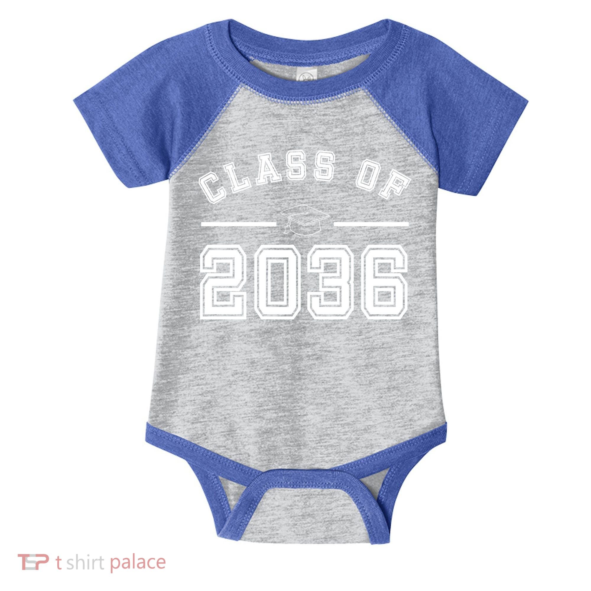 Class Of 2036 Graduation Infant Baby Jersey Bodysuit