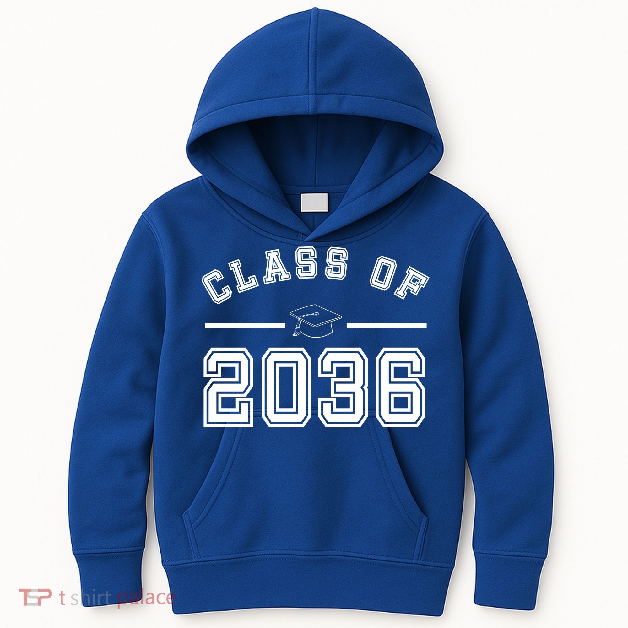 Class Of 2036 Graduation Kids Hoodie