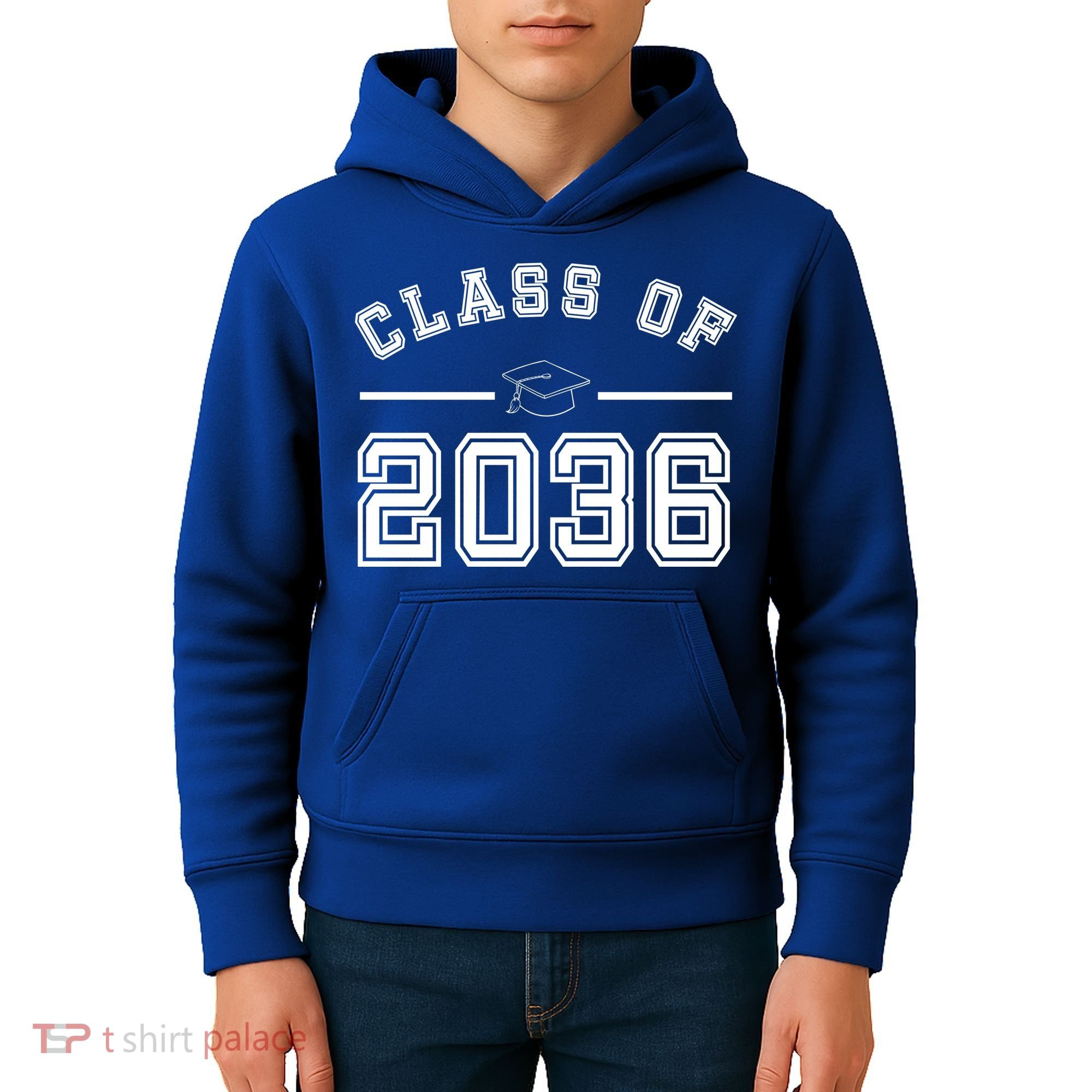 Class Of 2036 Graduation Kids Hoodie