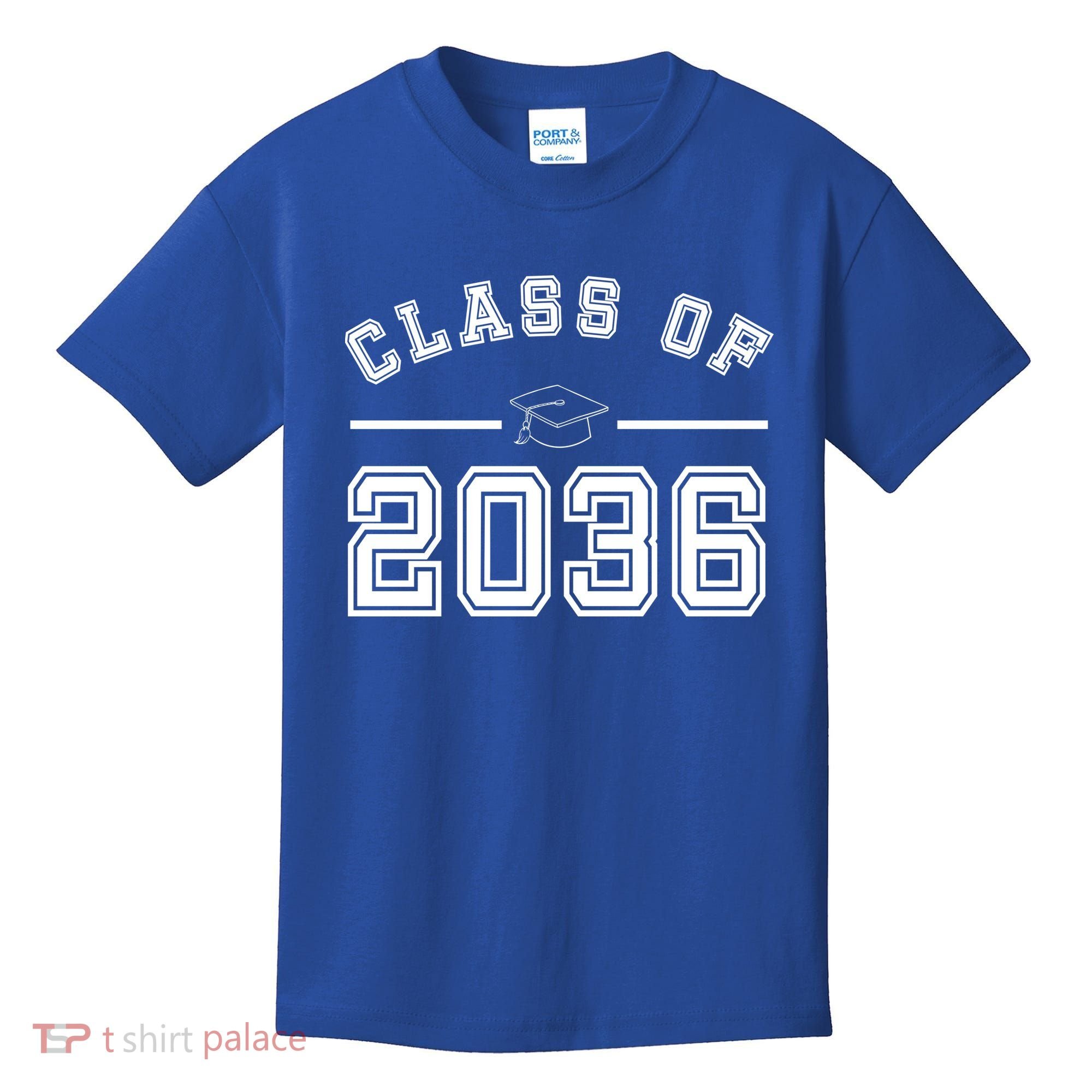 Class Of 2036 Graduation Kids T-Shirt