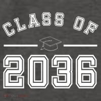 Class Of 2036 Graduation Vector Backpack thumb 2