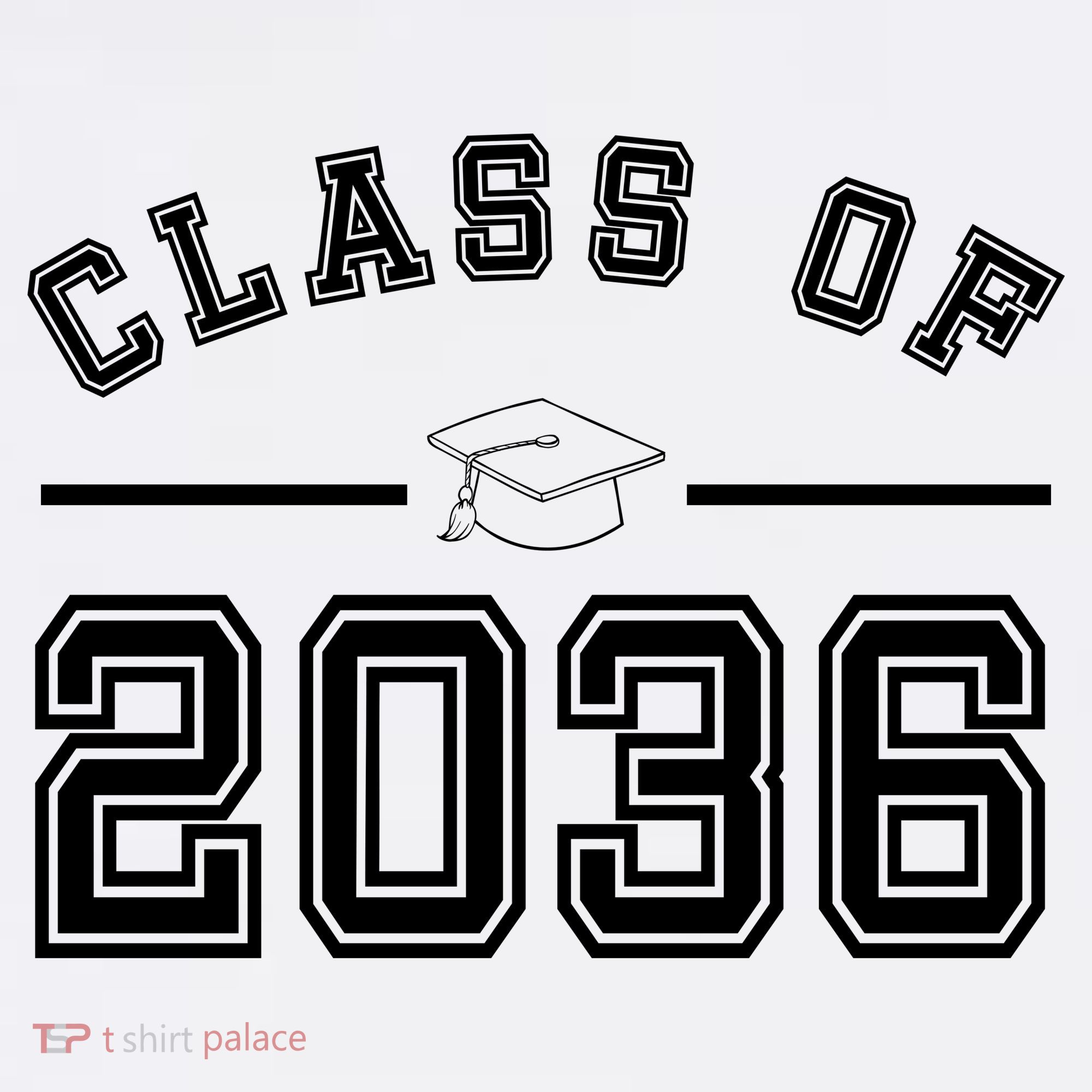 Class Of 2036 Graduation Comfort Colors Garment-Dyed Hooded Sweatshirt
