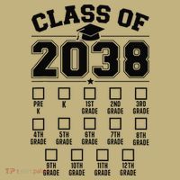 Class Of 2038 Grow With Me Checklist Prek To 12th Grade Gift Sweatshirt thumb 2