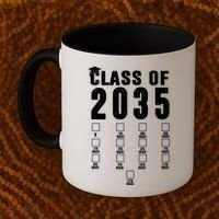 Class Of 2035 Graduation Countdown Coffee Mug thumb 2