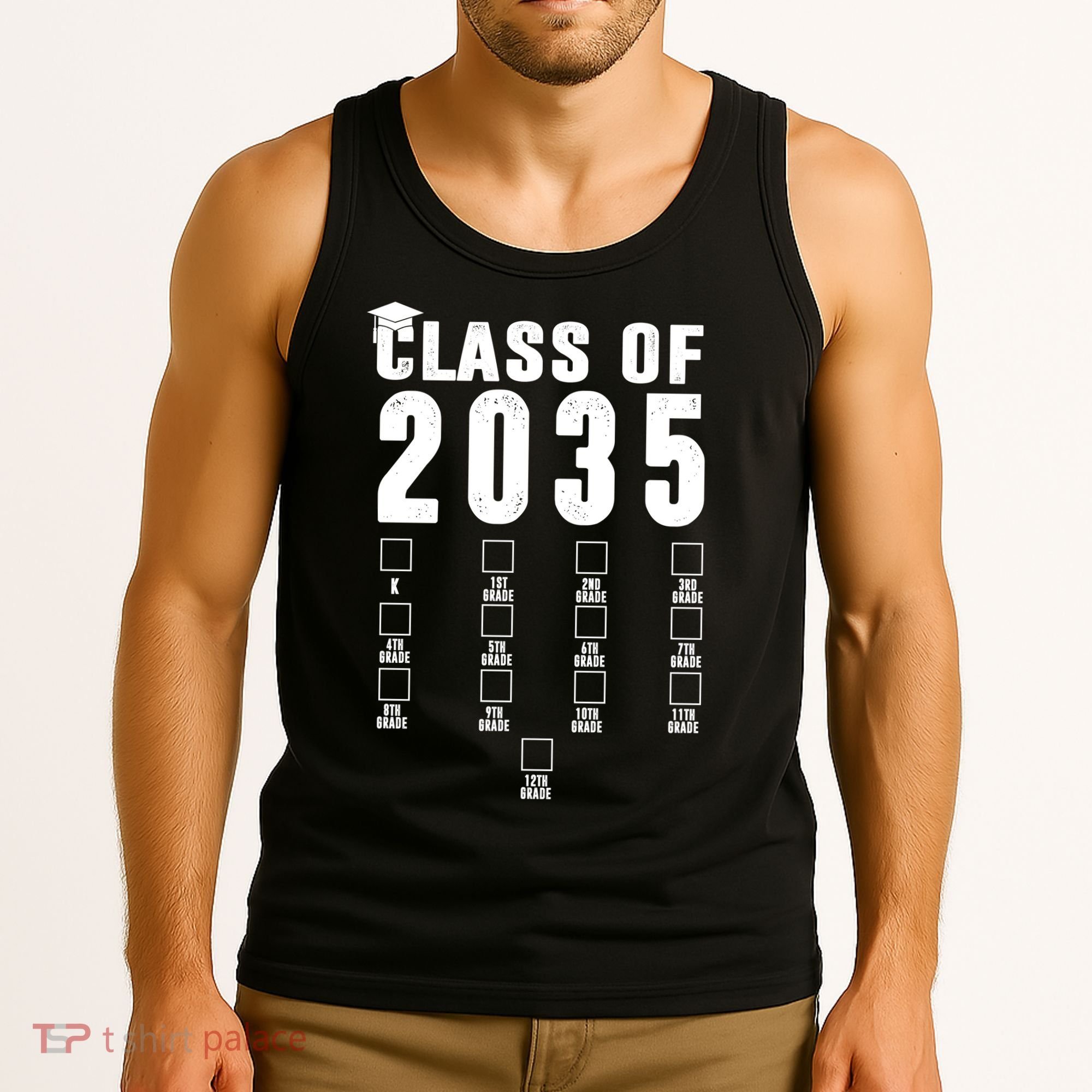 Class Of 2035 Graduation Countdown Tank Top