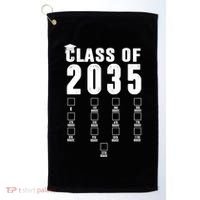 Class Of 2035 Graduation Countdown Golf Towel thumb 0