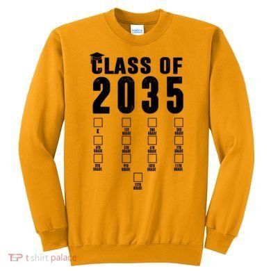 Class Of 2035 Graduation Countdown Sweatshirt