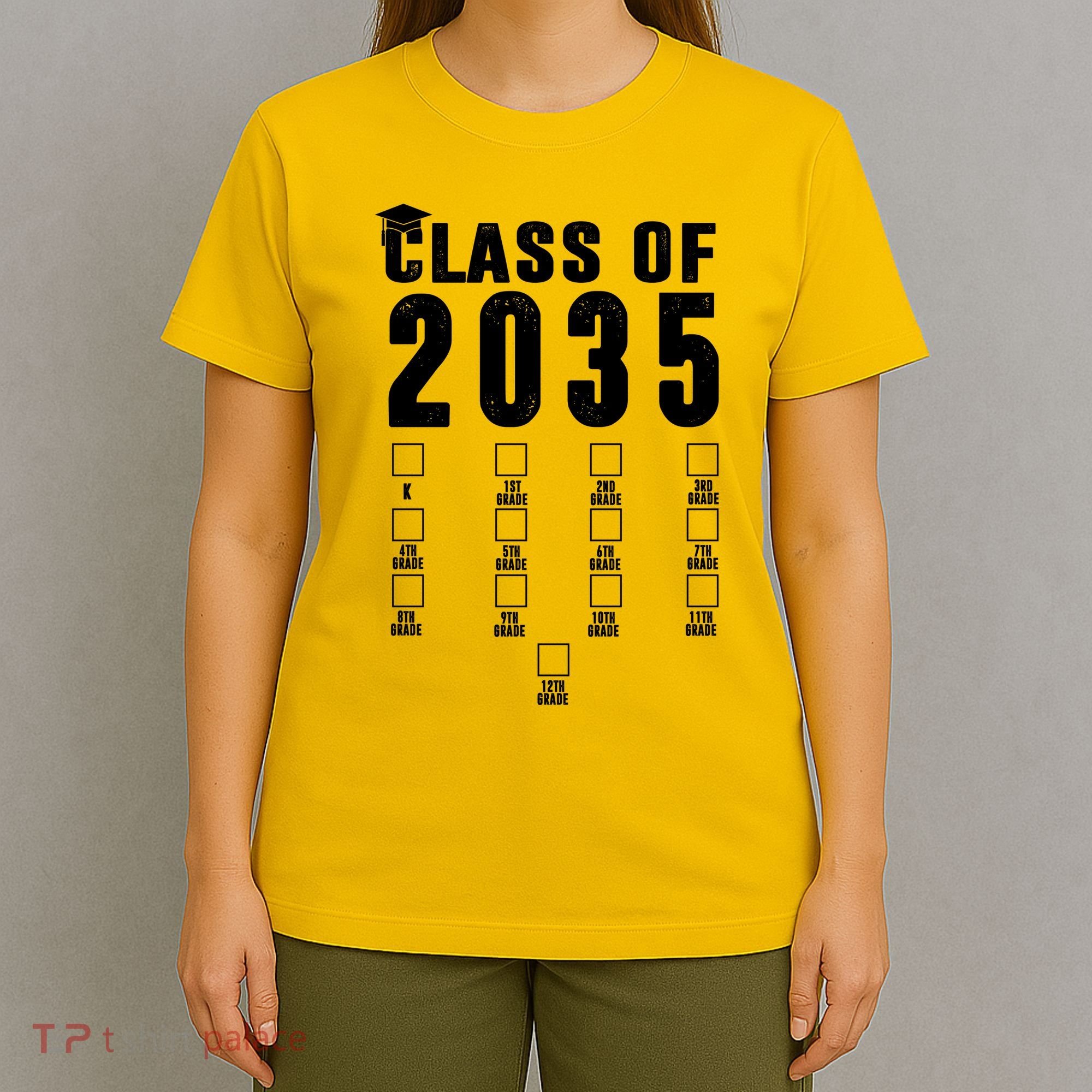 Class Of 2035 Graduation Countdown T-Shirt