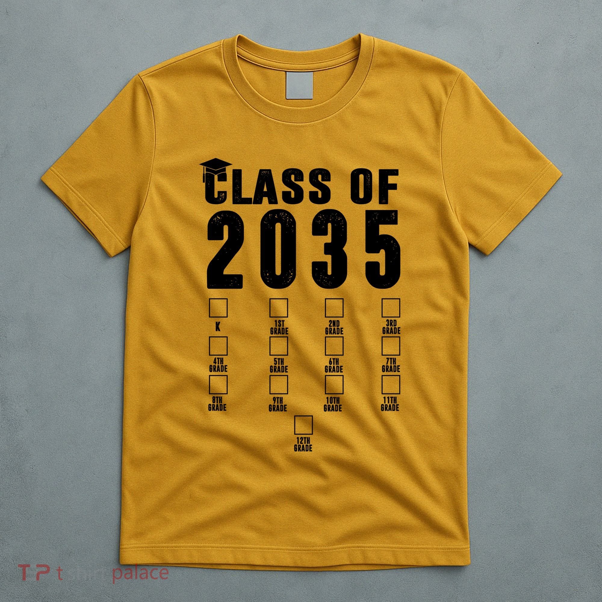 Class Of 2035 Graduation Countdown T-Shirt