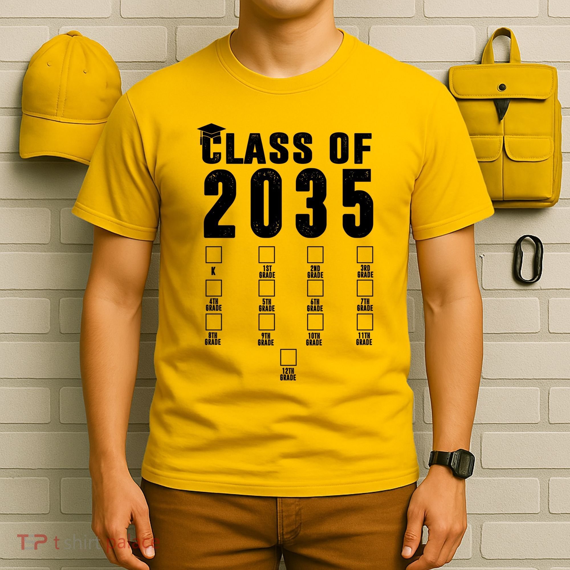 Class Of 2035 Graduation Countdown T-Shirt