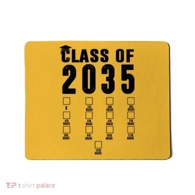 Class Of 2035 Graduation Countdown Mousepad