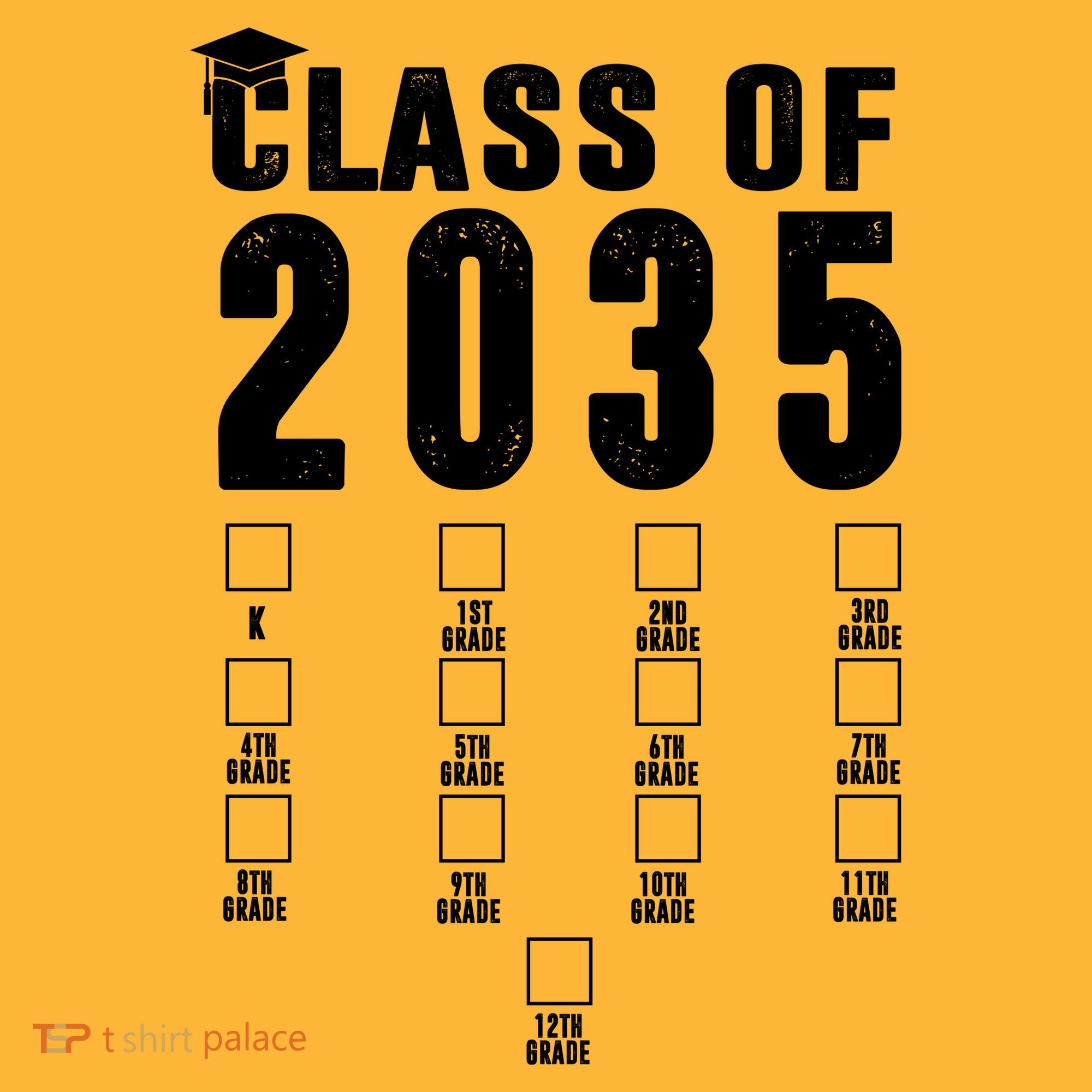 Class Of 2035 Graduation Countdown Hat