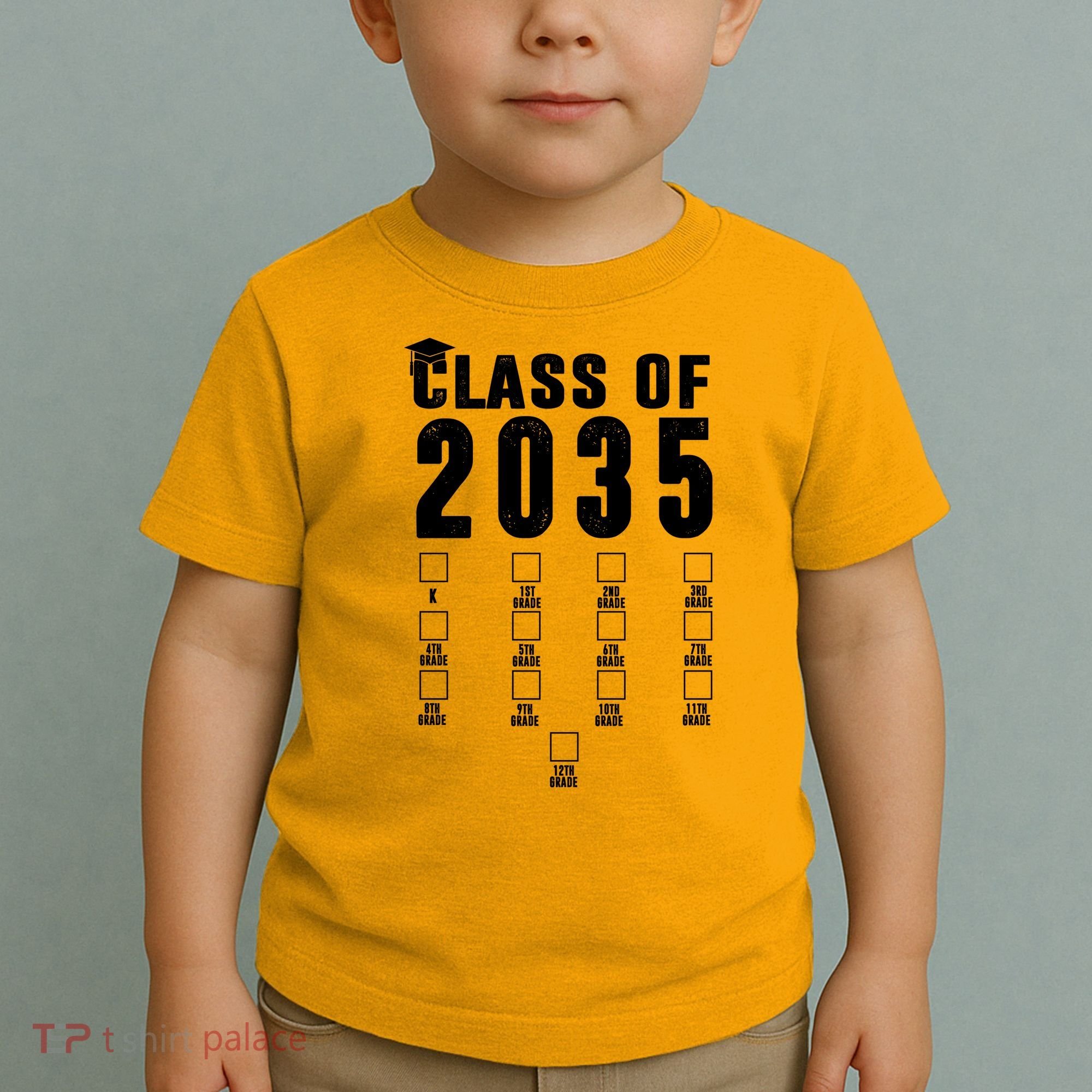 Class Of 2035 Graduation Countdown Toddler T-Shirt