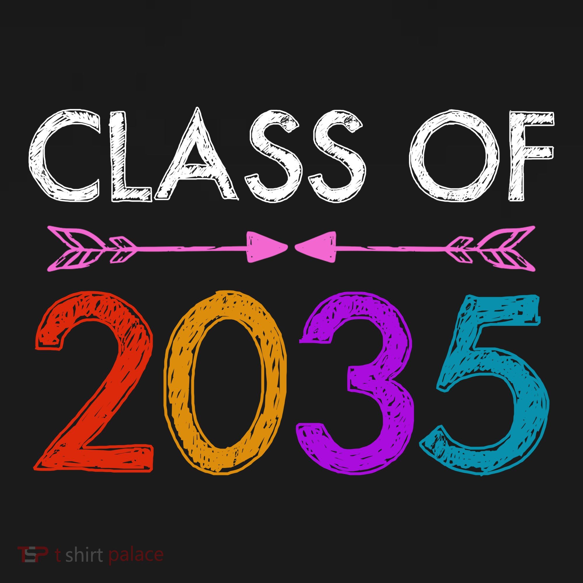 Class Of 2035 Cute Graduation Apron