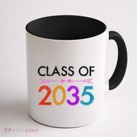 Class Of 2035 Cute Graduation Coffee Mug thumb 1