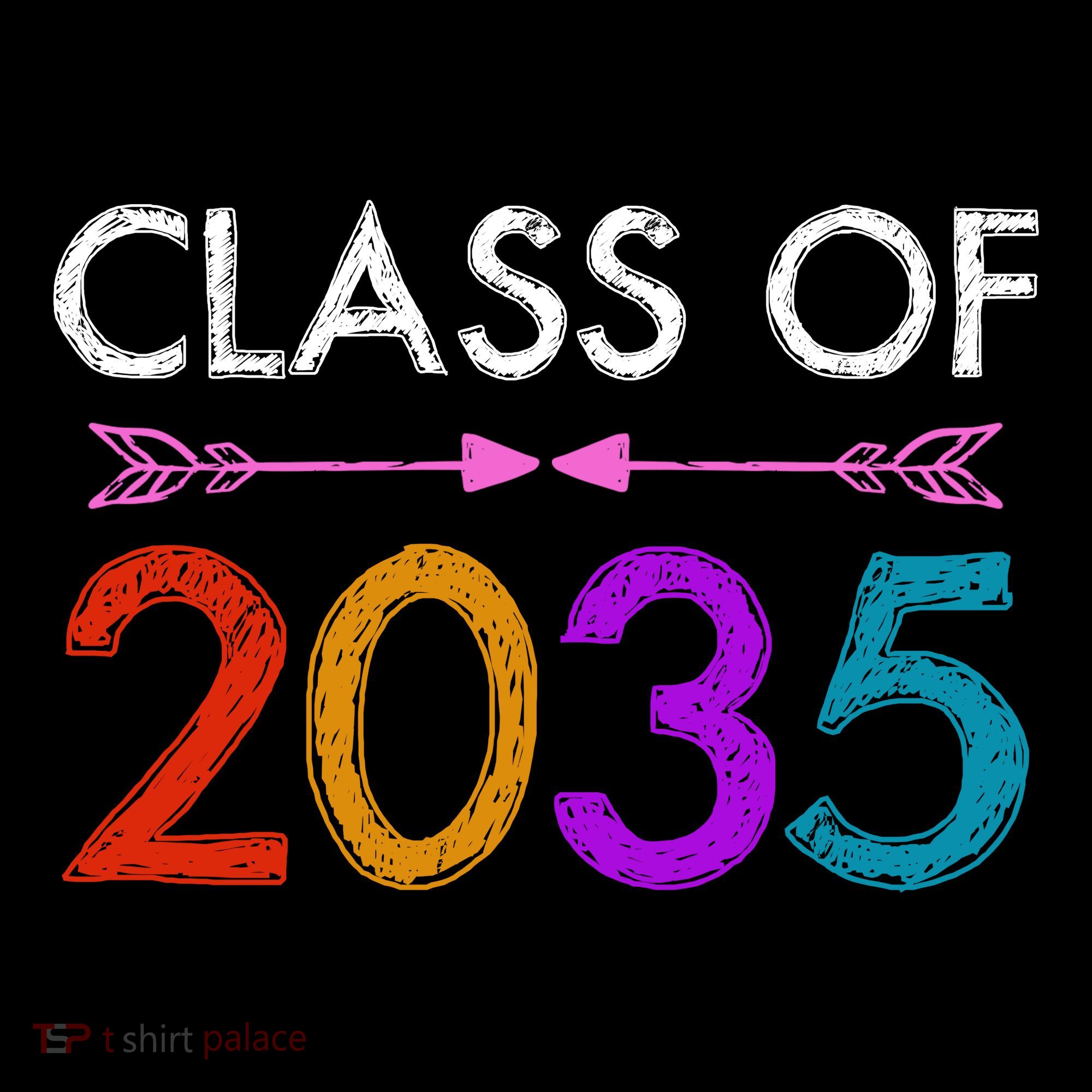 Class Of 2035 Cute Graduation Women's Hoodie