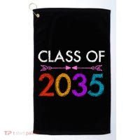 Class Of 2035 Cute Graduation Golf Towel thumb 0