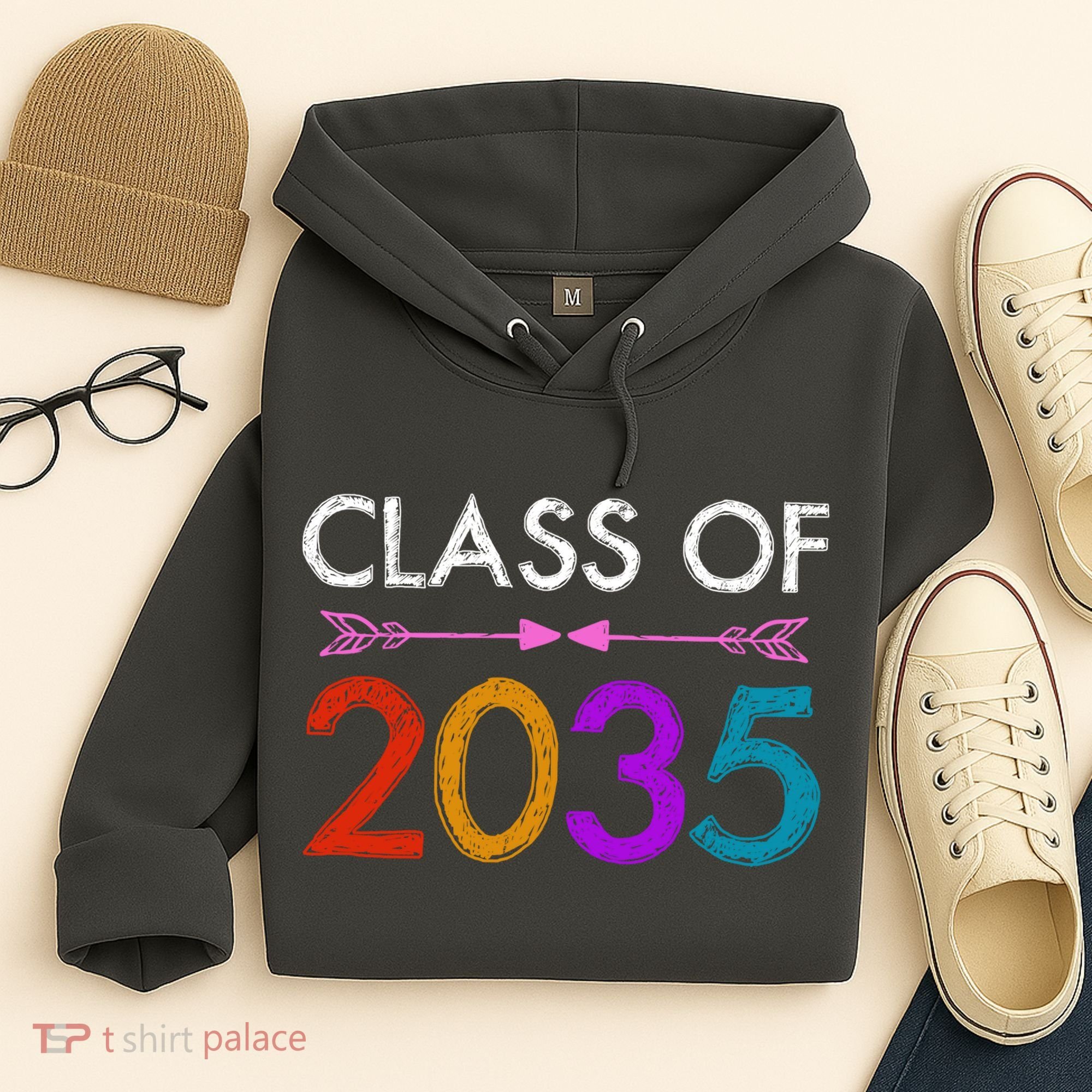 Class Of 2035 Cute Graduation Hoodie