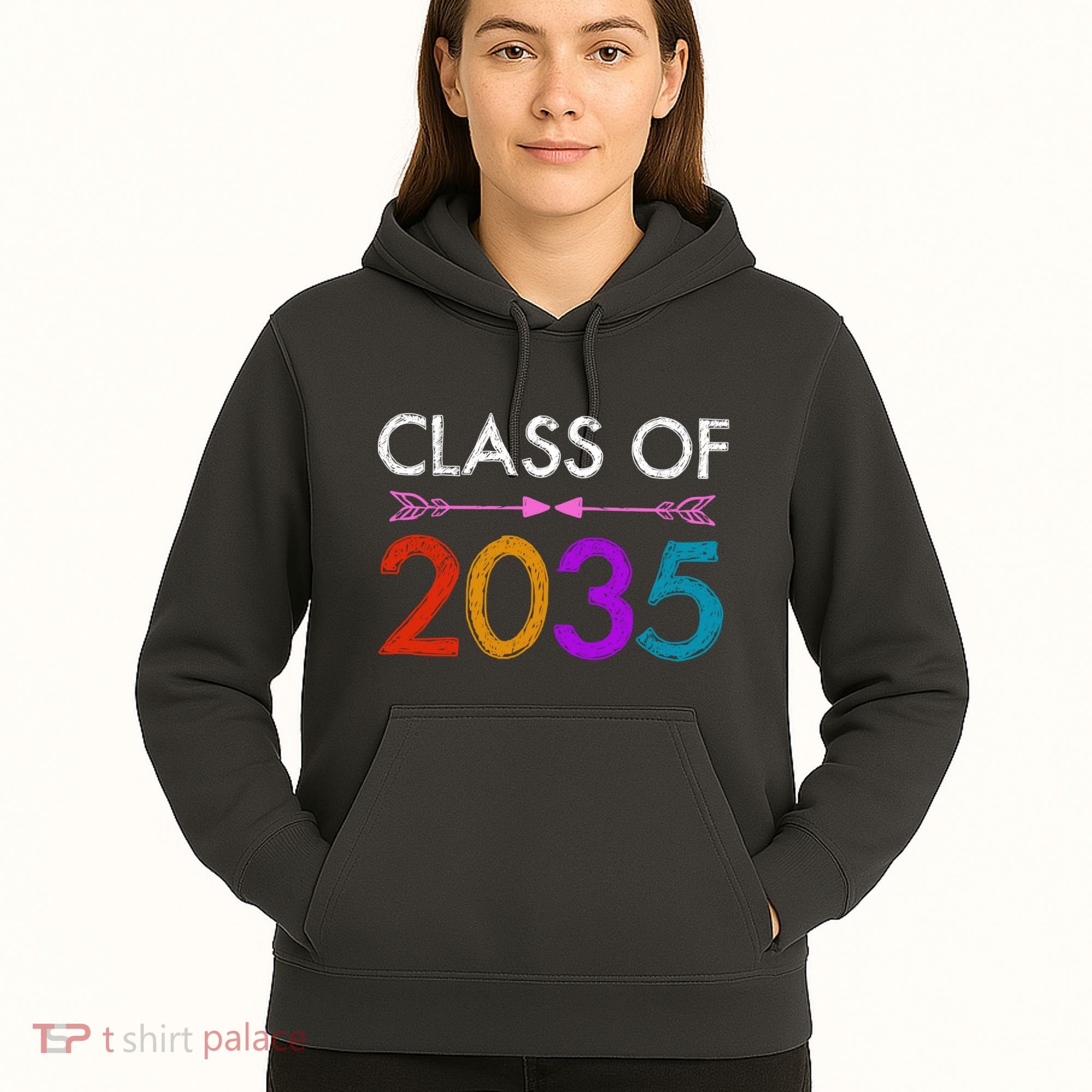 Class Of 2035 Cute Graduation Hoodie