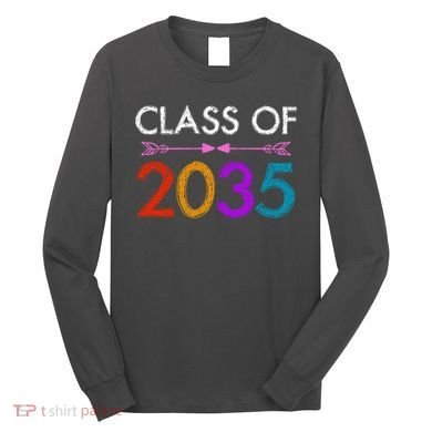 Class Of 2035 Cute Graduation Long Sleeve Shirt